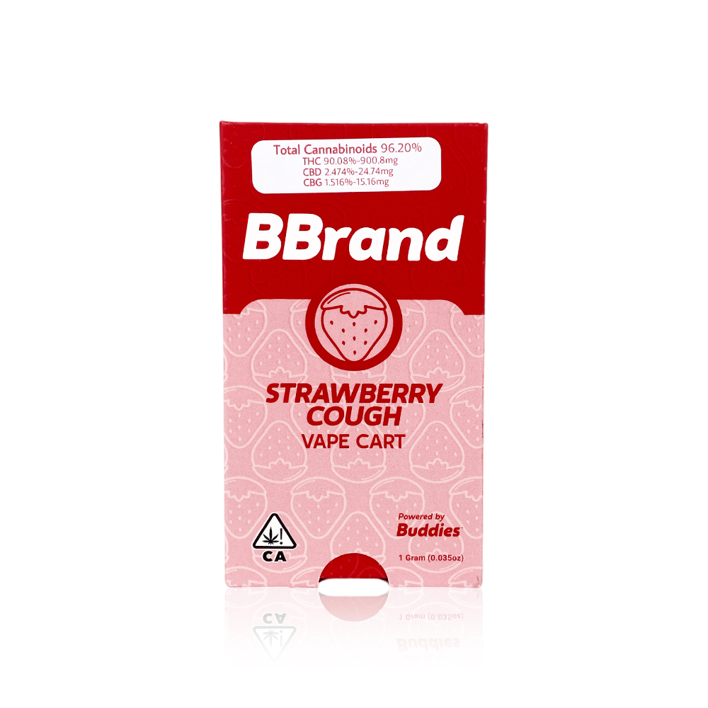 BUDDIES - Vape Pen - Strawberry Cough - BBrand - 1G - Tro